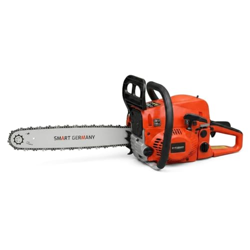 Motosierra de Gasolina 52cc con Espadín de 50cm – Kit Completo Incluido, Ideal para Tala, Poda y Leña | Calidad Profesional