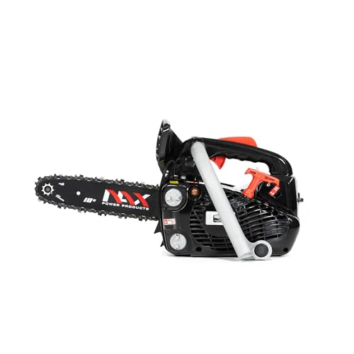 NAX POWER PRODUCTS Motor 100 C 25,4 cm3 0,75 kW, riel guía de 10 pulgadas 25 cm, sistema antirretroceso LOW KICKBACK Briggs & Stratton, licencia...