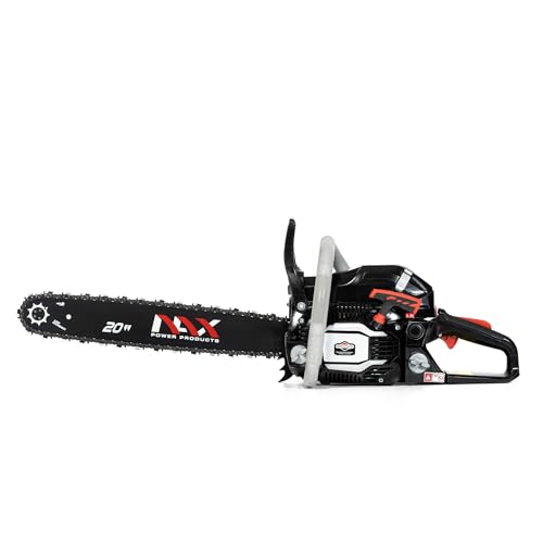 NAX POWER PRODUCTS 500C motor 61,5 cm3 2 kW Briggs & Stratton producto con licencia guía 20' 50,8 cm sistema antirebote Low Kickback motosierra a...