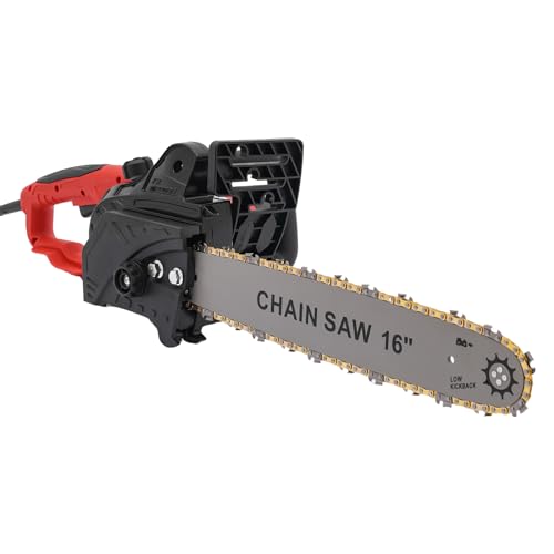 16 Zoll motosierra eléctrica con cable 2000W 800r/min con afilado automático, freno mecánico, bajo rebote, lubricación automática, tensión de...