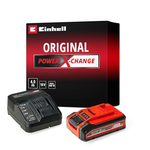 Einhell Original Kit de inicio Batería y cargador Power X-Change Volks.Akku...