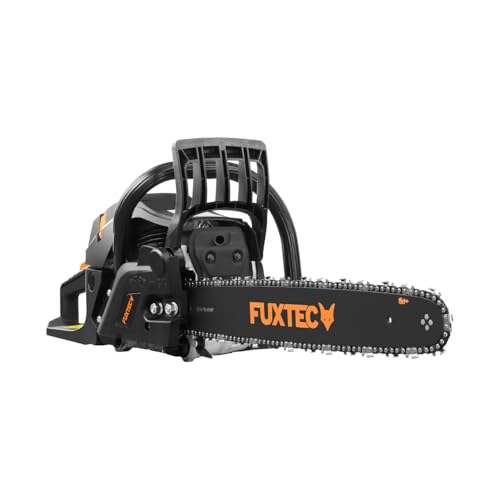 FUXTEC Motosierra Gasolina FX-KS255 - con espada de 18'', longitud de corte 46 cm- 54cc- Easy-Start - incl. Protección de la espada y bolsa de...