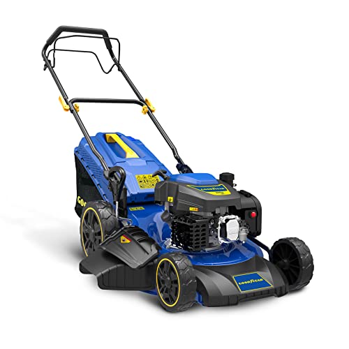 Goodyear - Cortacésped Gasolina Autopropulsado 224cc 7.60 CV Motor 4 Tiempos OHV 5.620 W. Ancho Corte 53 cm. 25-75 centímetros Altura Corte...