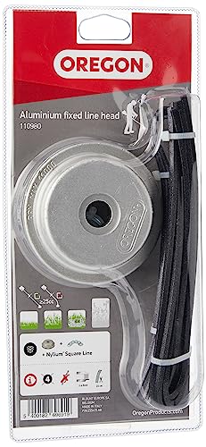 Oregon 110980 Cabezal de aluminio para desbrozadora, Compatible con la mayoría...